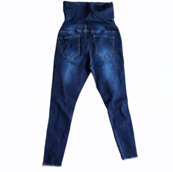 Bella Vida Maternity Full Panel Distressed Skinny - Picture 2 of 6